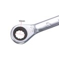 thumbnail image 3 of Double Box End Ratcheting Wrench (10x11mm) Metric 72 Teeth 12 Point Ratchet Spanner Tools, CR-V, 3 of 5