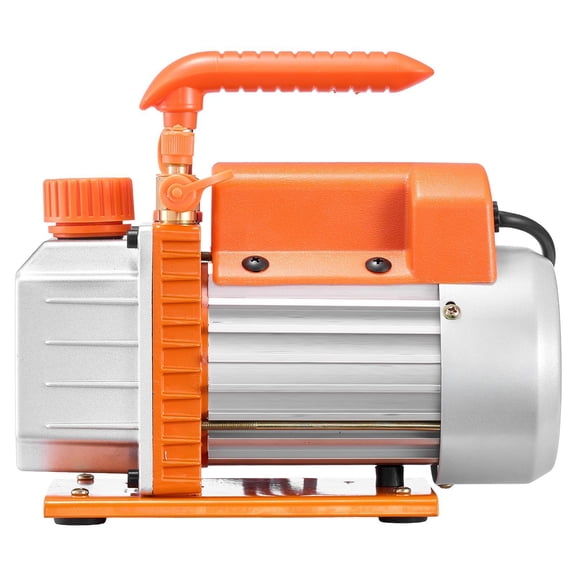3.5 CFM 1/4 HP Single Stage Rotary Vane Vacuum Pump for HVAC R134a R22 R410a Systems Automotive AC Maintenance Resin Degassing with Oil
