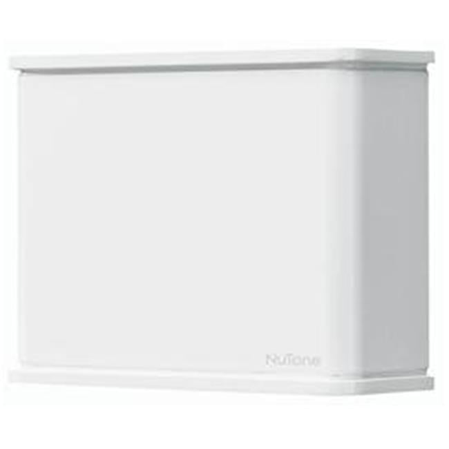 NuTone LA14WH Decorative Wired Paintable Two-Note Door Chime White Grille