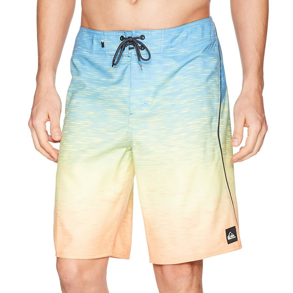 Quiksilver - Mens Swimwear Ombre Drawstring Board Shorts 36 - Walmart ...