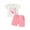 Pink, variant on Bagilaanoe 2pcs Toddler Sister Matching Clothing Baby Girl Shorts Set Short Sleeve Letter Print T Shirt Tops   Shorts 3M 6M 12M 18M 24M 3T 4T Kids Casual Summer Clothes