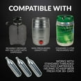 thumbnail image 2 of Système de refroidissement HomeCraft™ 5L Kegerator & Beer Growler, acier inoxydable noir, 2 of 5
