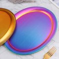 thumbnail image 6 of Travelwant Stainless Steel Plates, Metal Dinner Dishes for Adults, Reusable and Dishwasher Safe, Serving Camping Salad Plate for Home, Outdoor Camping, Snack and BBQ, 6 of 7