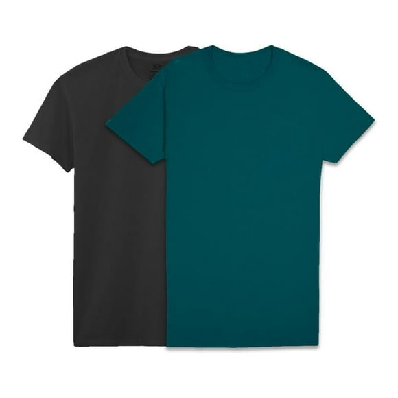 Playera Fruit of the Loom para Hombre Playera Cuello Redondo Algodón Sustentable Multicolor 2 Piezas Talla CH