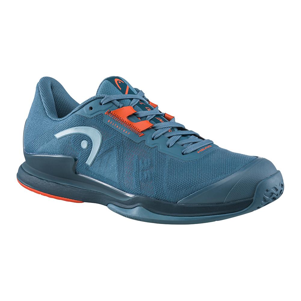 Head Men`s Sprint Pro 3.5 Tennis Shoes Bluestone and Orange (  11.5   ) - image 2 of 5