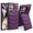 Purple, variant on ShellTech for Samsung Galaxy S24 Ultra Case TPU Full Body Shockproof Protective Phone Case with Adjustable Stand,Gray