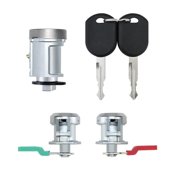 Door Lock Cylinder For Trucks Reinforced Metal Base Plastic Coating Easy Replacement 703362 707592C DL5885 924-717