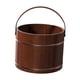 thumbnail image 3 of Baño de pies de madera, tina de remojo para pies, tina de lavandería, tina de pedicura, lavabo de spa sin tapa, 3 of 9