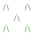 thumbnail image 1 of Soidarity Manicura Uña Cuticle Nipper Tijeras Removedor de piel muerta Mango de silicona Antideslizante Acero inoxidable Cuidado Trimmer Verde Type2 NO2, 1 of 6