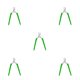 thumbnail image 3 of Seitruly Manicure Nail Toenail Cutícula Nipper Tijeras Dead Skin Remover Clippers Tool Professional Olecranon Care Green Type2 NO2, 3 of 6