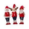 thumbnail image 4 of Muñeco de Papá Noel, figura navideña, regalo para amigos, adorno para festivales, decoraciones navideñas, muñeco de navideño para escritorio, 4 of 7