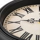 thumbnail image 2 of Reloj de pared Plumeet extra grande, retro, 40 cm, negro, 2 of 9