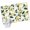 White, variant on Lemons Leaves 2'x6' Runner Rugs for Hallway Kitchen Bedside Non Slip Washable, Summer Fruits Floral Botanical Yellow Entryway Rug Runners with Rubber Backing, Long Carpet Runner for Laundry Room