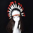 thumbnail image 3 of Tocado estilo indio americano nativo Sunnimix para el partido de cosplay, 3 of 8