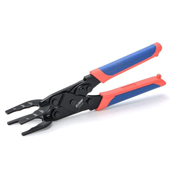 iCrimp Push-to-Connect,Push-fit Disconnect Clamp Tool for Brass-Push Fittings Removing,Multi-Size Combination 1/2",3/4",1"-CRQ02