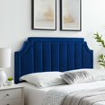 thumbnail image 2 of Tufted Headboard, Full Queen Size, Velvet, Blue Navy, Modern Contemporary Urban Design, Bedroom Master Guest Suite, 2 of 10
