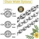 thumbnail image 2 of 6mm/9mm/11m Men's Necklace Stainless Steel Silver Coffee Bean Chain For Men, 2 of 3