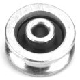 thumbnail image 2 of 28/32/48/56mm High Strength Bearing Wheel Wire Rope Lifting Guide Pulley Block U Groove Pulley Mechanical Lifting Roller Wheel ,Work Smooth and Silent, 2 of 6