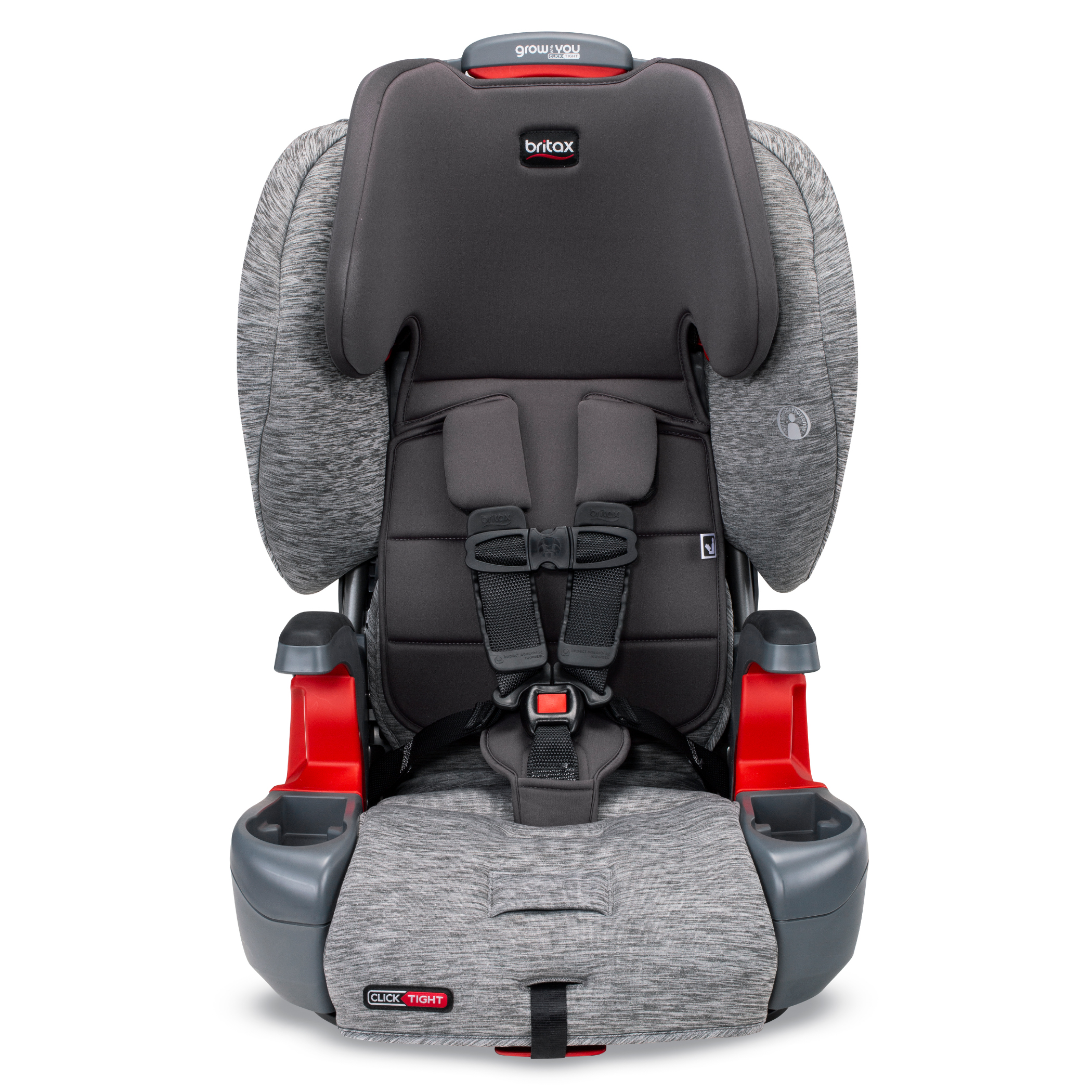 Britax Grow With You ClickTight Harness-2-Booster Car Seat, Asher 