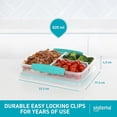 thumbnail image 3 of Sistema To Go Contenant de Rangement Alimentaire à Compartiments Multiples, 820 ml, Couleurs Variables, 3 of 8