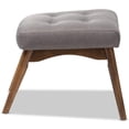 thumbnail image 4 of Bowery Hill Contemporary Tufted Ottoman in Gray, 4 of 6