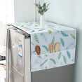 thumbnail image 1 of Feltree Washing Machine Cover-proof and Oil-proof Dryer Top Cloth with Side Storage Bag Cotton Linen Kitchen Refrigerator Appliance Protection Cover, 1 of 8