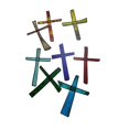 thumbnail image 2 of Decoración de colgante de papel bendecido, decorativo colorido, regalo religioso para , jardín, Pascua, pared exterior., 2 of 7
