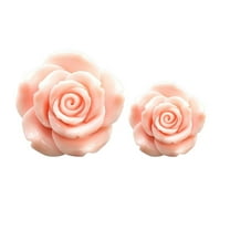 RENACLIPY 1 Pair Solid Rose Scented Car Air Freshener Clip Aromatherapy Fragrance
