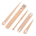 thumbnail image 1 of Wood Hand Loom Stick Set, Knitting Tools Safe  for DIY, 1 of 8