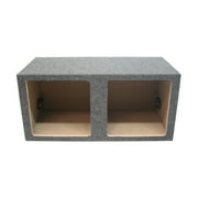 Car Audio Dual 12 Sealed Square Sub Box Enclosure fits Kicker L7 Subwoofer