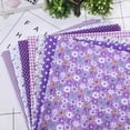 thumbnail image 4 of Spptty 7pcs 50*50cm Cotton Fabric DIY Assorted Squares Pre-Cut Bedding Kit Quarters Bundle, 4 of 9
