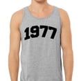 thumbnail image 2 of 1977 College Style Tank Top Unisex Large Grey, 2 of 5