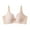Beige, variant on Push up Bras for Women Seamless Underwire T-Shirt Bra Comfortable Plunge Bralettes Red