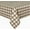Coffee and White Checkered, variant on Checkered Vinyl Rectangle Tablecloth - 60 x 120 Inch - 100% Waterproof Oil Proof Spill Proof PVC Table Cloth, Wipe Clean Table Cover for Dining Table, Buffet Parties and Camping, Blue and White