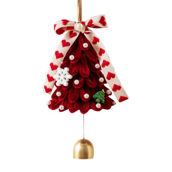 DIY Holiday Ornament Craft Kit for Door Wreath Hanging Wind Chimes and Festive Interior Art Projects