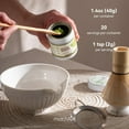thumbnail image 4 of MatchAiA USDA-Certified Organic Matcha, Ceremonial Grade, 100% Pure Green Tea Powder, Superior First Spring Harvest, Sugar Free, Gluten Free (40g / 1.4oz Tin Can), 4 of 9