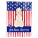 thumbnail image 1 of Caroline's Treasures BB3056GF Patriotic USA Soft Coated Wheaten Terrier - Banderas para exteriores de tamaño jardín, multicolor Caroline's Treasures BB3056GF, 1 of 1