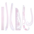 thumbnail image 2 of Kit De Reglas De Costura Kit De Reglas De Costura Reglas de corte de curva métrica multifunción, 6 uds., regla de manga para ropa, 2 of 8