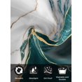 thumbnail image 7 of Marble Turquoise Cloth Napkins Set of 4 Reusable Dinner Napkins, Abstract Gold White Brick Stone Motif Cocktail Napkin Washable Table Napkins for Wedding/Holiday Party/Baby Shower 20"x20", 7 of 7