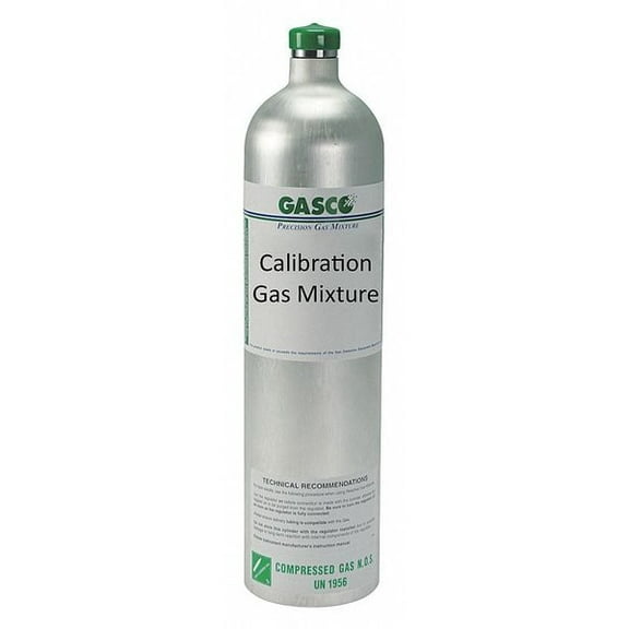 Gasco Calibration Gas,58L,Aluminum,C-10,500psi X02AI97CP580822