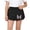 Black, variant on Fnooota Girls Cotton Shorts, Summer Casual Elastic Waist Printed Athletic Shorts Pink Size 10-12