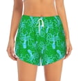 thumbnail image 2 of Goofa Octopus1 Printed Women 2 in 1 Running Shorts,Quick Dry Athletic Workout Shorts,High Waisted Athletic Shorts with Liner Pockets-X-Large, 2 of 9