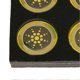 thumbnail image 3 of 6pcs Phone Protection Sticker Reduce Radiation Negative Ion Minerals Flashing Phone Shield Stickers Gold, 3 of 5