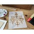 thumbnail image 3 of Stencil1 Chandelier Reusable Stencils - 8.5" x 11", 3 of 5