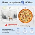 thumbnail image 2 of Snow Linen Drum Lampshades Winter Snowy Woodland Reindeer Snowy Forest Mountain White 13"x13"x10" Light Shade for Table Lamps Floor Lamps Drum Lamp Shades Lampshade Replacement Assembly Required, 2 of 8