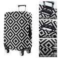 thumbnail image 5 of Black White Checkerboard Checkered Pattern Luggage Cover Fashion Suitcase Cover Baggage Covers Fit 25-28 Inch Luggage (Go Travel), 5 of 5