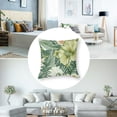 thumbnail image 5 of BANET  Spring Sage Green Flowers Chinoiserie Pillow Covers Set of 2 Light Green Floral Throw Pillows Vintage Sage Green Decor Lumbar Cushion Cover  12x12in, 5 of 7