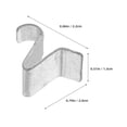 thumbnail image 2 of FUTUREORYY 30Ud Clips Para Fijar Estantes En Gabinetes Soporte Universal De Duradero Plata, 2 of 8