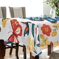 thumbnail image 3 of BZSMCE Square Tablecloth Colorful Butterfly Pattern Pattern Tableclothes, 3 of 9