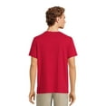 thumbnail image 3 of George Men’s & Big Men’s V-Neck Textured Short Sleeve Tee, Sizes S-3XL, 3 of 5
